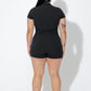 Snatched Collared Romper