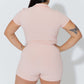 Snatched Collared Romper