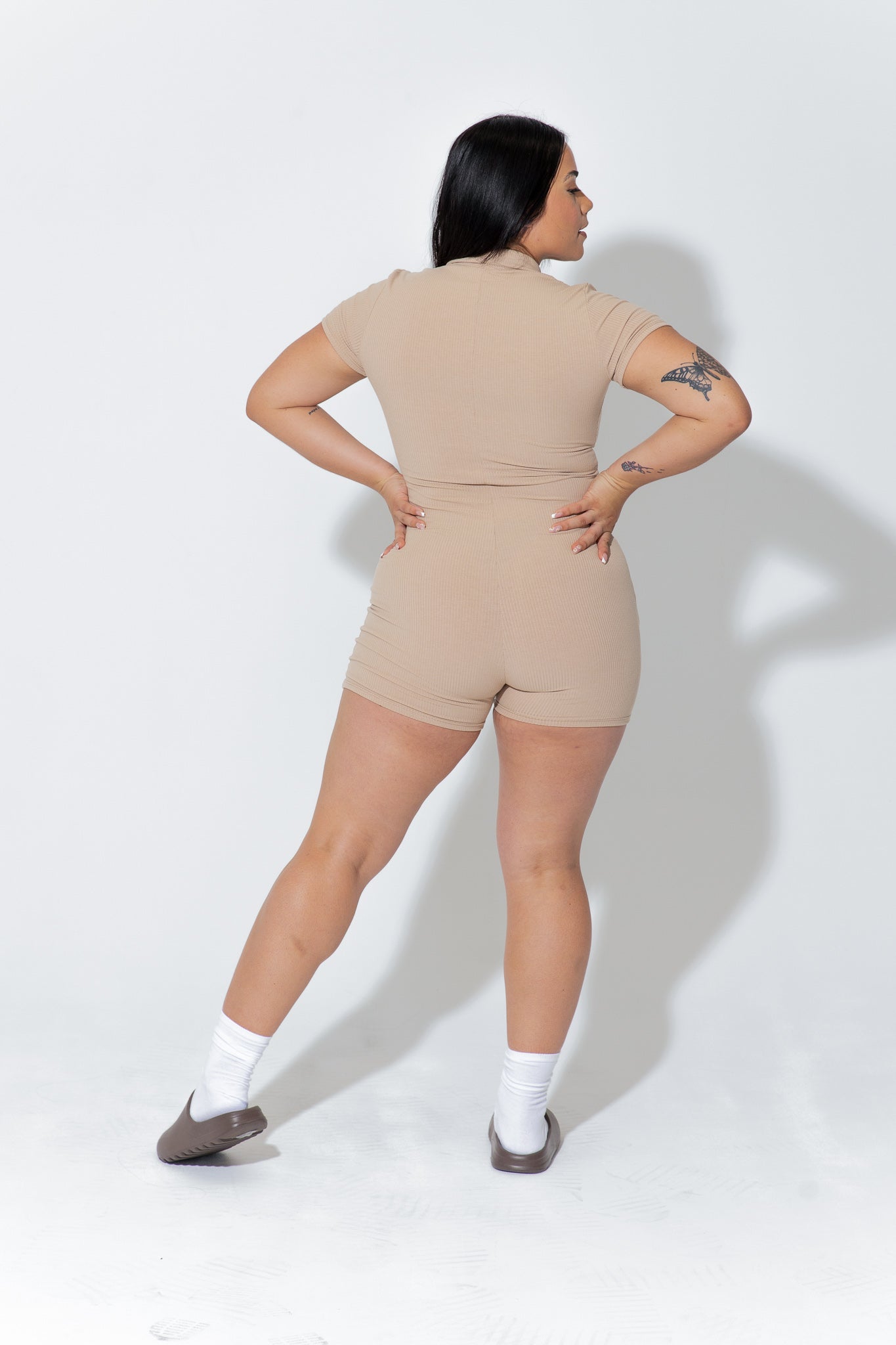 Snatched Collared Romper